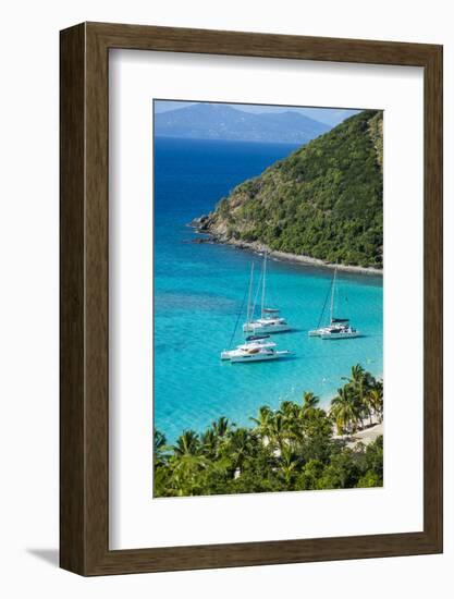 View over White Bay, Jost Van Dyke, British Virgin Islands, West Indies, Caribbean, Central America-Michael Runkel-Framed Photographic Print