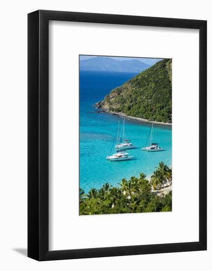 View over White Bay, Jost Van Dyke, British Virgin Islands, West Indies, Caribbean, Central America-Michael Runkel-Framed Photographic Print