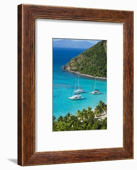 View over White Bay, Jost Van Dyke, British Virgin Islands, West Indies, Caribbean, Central America-Michael Runkel-Framed Photographic Print