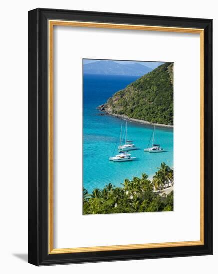 View over White Bay, Jost Van Dyke, British Virgin Islands, West Indies, Caribbean, Central America-Michael Runkel-Framed Photographic Print