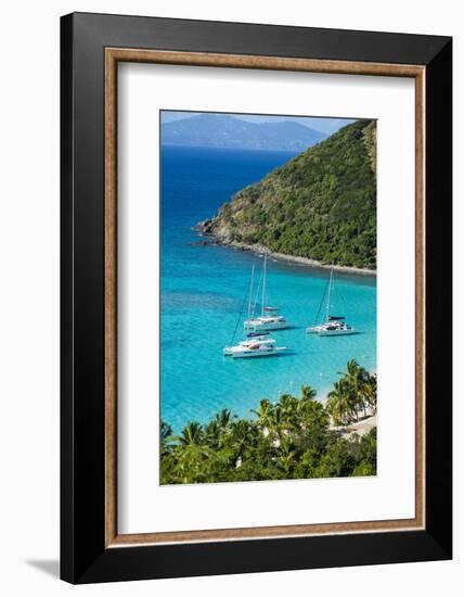 View over White Bay, Jost Van Dyke, British Virgin Islands, West Indies, Caribbean, Central America-Michael Runkel-Framed Photographic Print