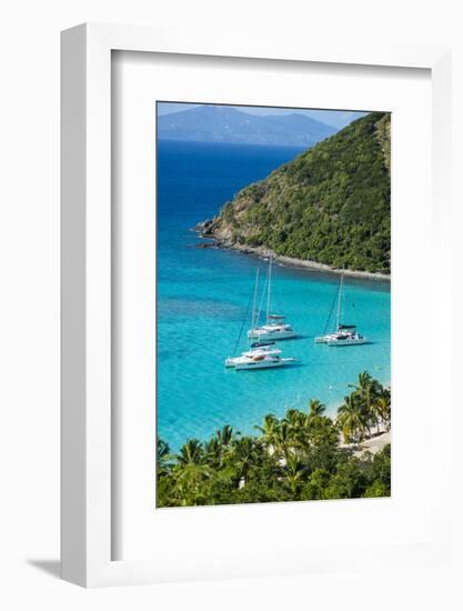 View over White Bay, Jost Van Dyke, British Virgin Islands, West Indies, Caribbean, Central America-Michael Runkel-Framed Photographic Print