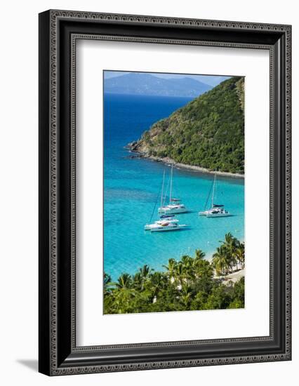 View over White Bay, Jost Van Dyke, British Virgin Islands, West Indies, Caribbean, Central America-Michael Runkel-Framed Photographic Print