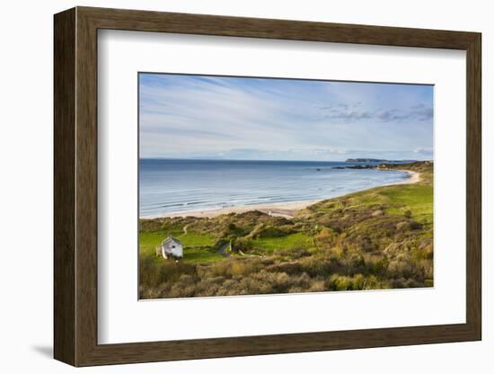 View over Whitepark Bay (White Park Bay), County Antrim, Ulster, Northern Ireland, United Kingdom-Michael Runkel-Framed Photographic Print