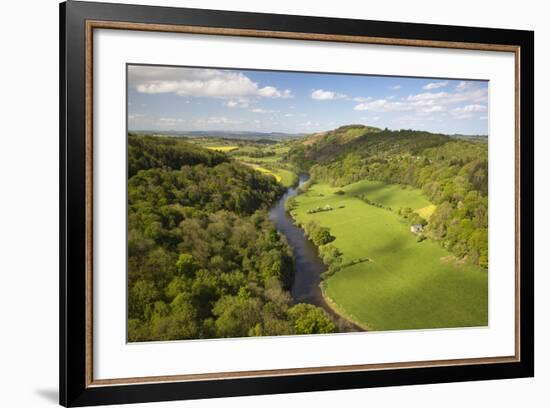 View over Wye Valley from Symonds Yat Rock-Stuart Black-Framed Photographic Print