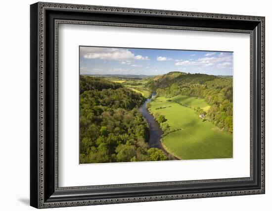 View over Wye Valley from Symonds Yat Rock-Stuart Black-Framed Photographic Print