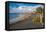 View overlooking Playa Grande beach and Atlantic Ocean, Puerto del Carmen, Lanzarote, Las Palmas-Frank Fell-Framed Premier Image Canvas