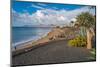 View overlooking Playa Grande beach and Atlantic Ocean, Puerto del Carmen, Lanzarote, Las Palmas-Frank Fell-Mounted Photographic Print