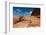 View point sign, Ad Deir Monastery, Ancient Nabatean City of Petra, Wadi Musa, Ma'an Governorate...-null-Framed Photographic Print