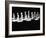 View Showing Chess Pieces with Faces Carved Into Them-David Scherman-Framed Photographic Print