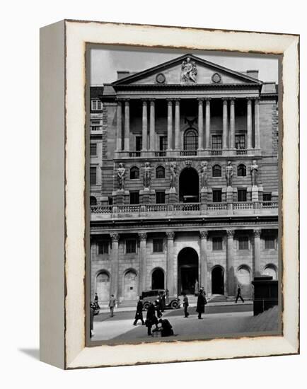 View Showing the Exterior of the Bank of Exchange-Hans Wild-Framed Premier Image Canvas