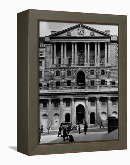 View Showing the Exterior of the Bank of Exchange-Hans Wild-Framed Premier Image Canvas