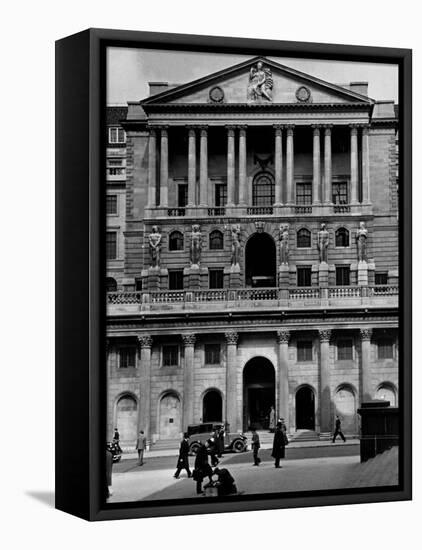 View Showing the Exterior of the Bank of Exchange-Hans Wild-Framed Premier Image Canvas