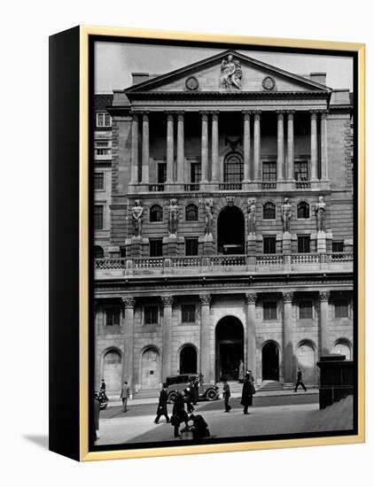 View Showing the Exterior of the Bank of Exchange-Hans Wild-Framed Premier Image Canvas