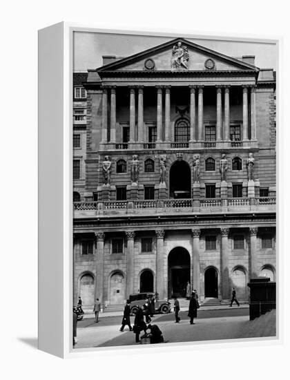 View Showing the Exterior of the Bank of Exchange-Hans Wild-Framed Premier Image Canvas