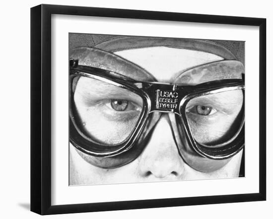 View Showing the Eyes of an Army Pilot-Dmitri Kessel-Framed Photographic Print