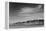 View South from Manzanar to Alabama Hills-Ansel Adams-Framed Stretched Canvas