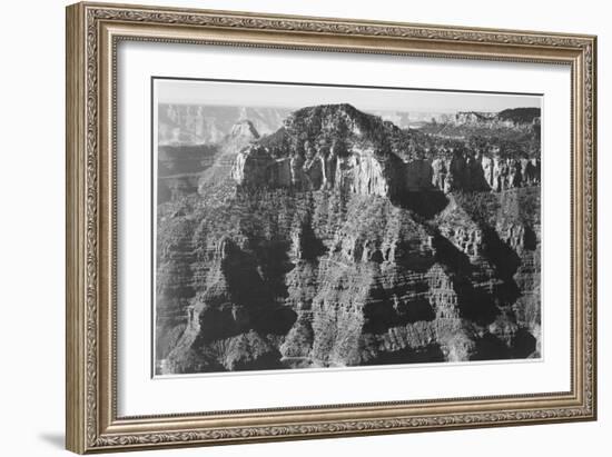 View Taken From Opposite Of Cliff Formation High Horizon "Grand Canyon NP" Arizona 1933-1942-Ansel Adams-Framed Art Print