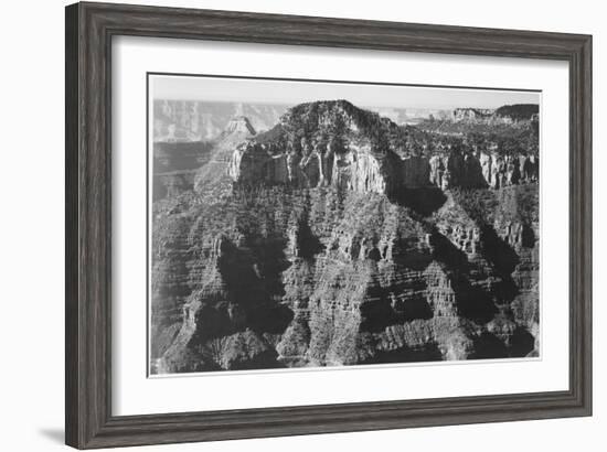 View Taken From Opposite Of Cliff Formation High Horizon "Grand Canyon NP" Arizona 1933-1942-Ansel Adams-Framed Art Print