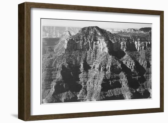 View Taken From Opposite Of Cliff Formation High Horizon "Grand Canyon NP" Arizona 1933-1942-Ansel Adams-Framed Art Print