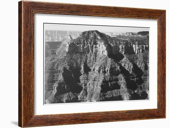 View Taken From Opposite Of Cliff Formation High Horizon "Grand Canyon NP" Arizona 1933-1942-Ansel Adams-Framed Art Print