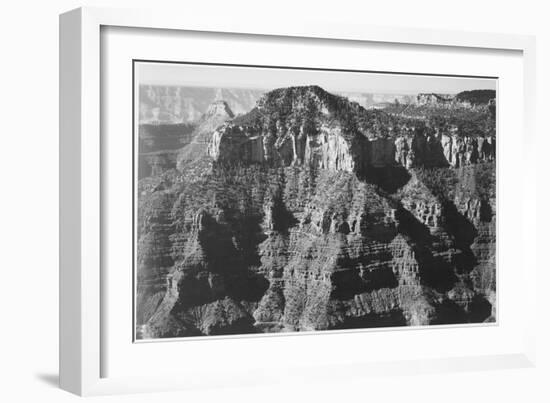 View Taken From Opposite Of Cliff Formation High Horizon "Grand Canyon NP" Arizona 1933-1942-Ansel Adams-Framed Art Print