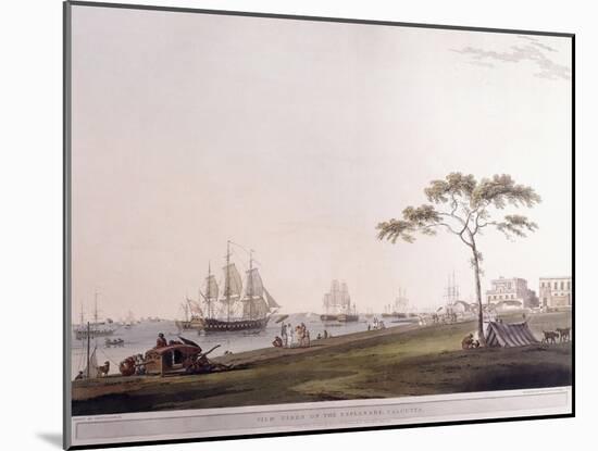 View Taken on the Esplanade, Calcutta, 1797-Thomas Daniell-Mounted Giclee Print