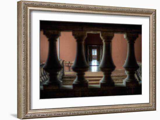 View Through Balustrade-Nathan Wright-Framed Photographic Print