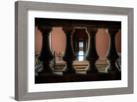 View Through Balustrade-Nathan Wright-Framed Photographic Print