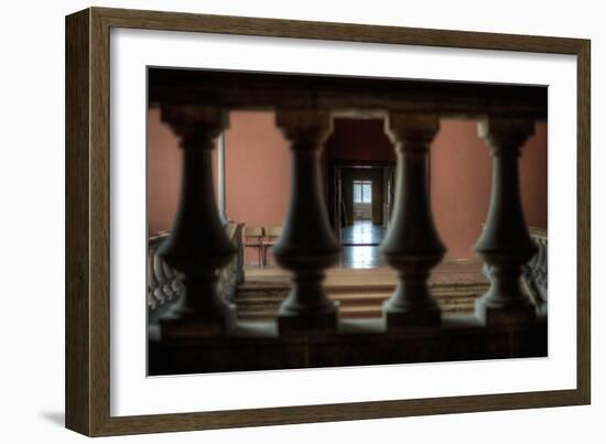 View Through Balustrade-Nathan Wright-Framed Photographic Print