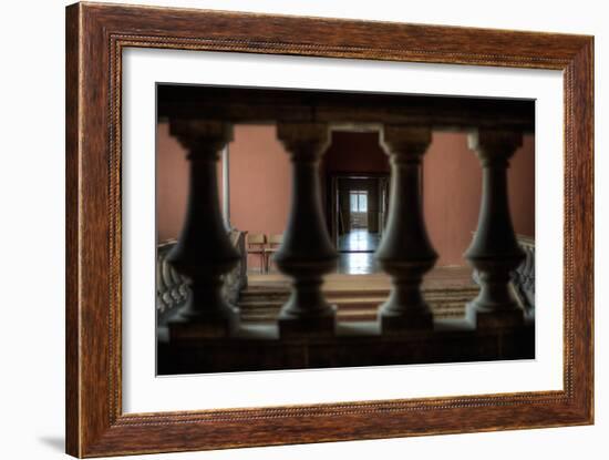 View Through Balustrade-Nathan Wright-Framed Photographic Print