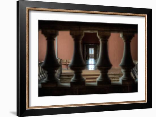 View Through Balustrade-Nathan Wright-Framed Photographic Print