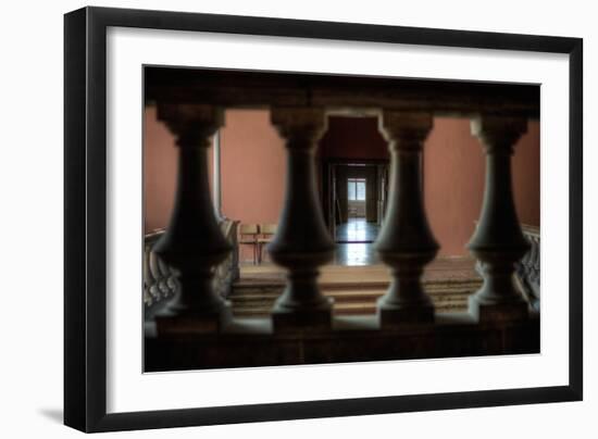 View Through Balustrade-Nathan Wright-Framed Photographic Print