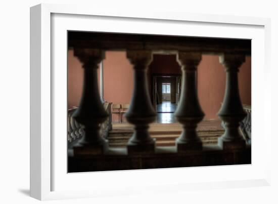 View Through Balustrade-Nathan Wright-Framed Photographic Print