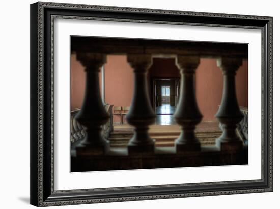 View Through Balustrade-Nathan Wright-Framed Photographic Print