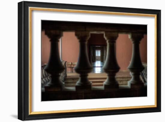 View Through Balustrade-Nathan Wright-Framed Photographic Print