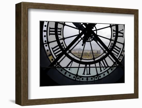 View Through Clock Face from Musee D'Orsay Toward Montmartre, Paris, France, Europe-Peter Barritt-Framed Photographic Print