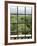 View Through Old Window Panes-Felipe Rodriguez-Framed Photographic Print