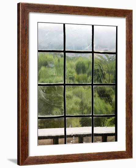 View Through Old Window Panes-Felipe Rodriguez-Framed Photographic Print