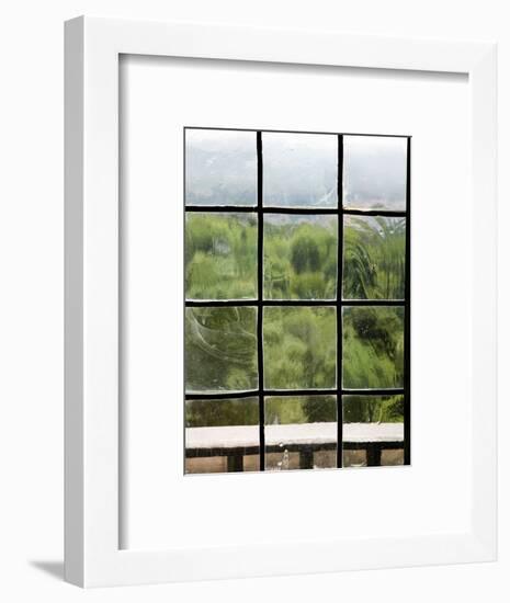 View Through Old Window Panes-Felipe Rodriguez-Framed Photographic Print