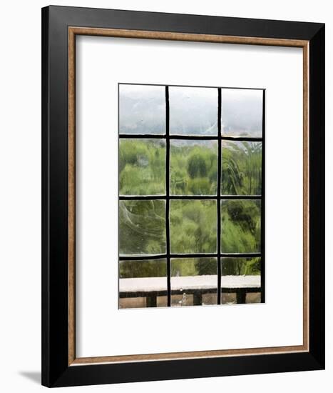 View Through Old Window Panes-Felipe Rodriguez-Framed Photographic Print