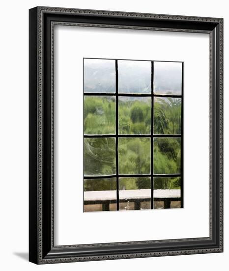 View Through Old Window Panes-Felipe Rodriguez-Framed Photographic Print