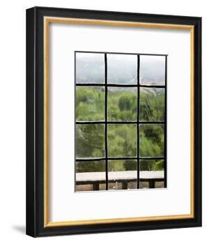 View Through Old Window Panes-Felipe Rodriguez-Framed Photographic Print