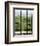 View Through Old Window Panes-Felipe Rodriguez-Framed Photographic Print