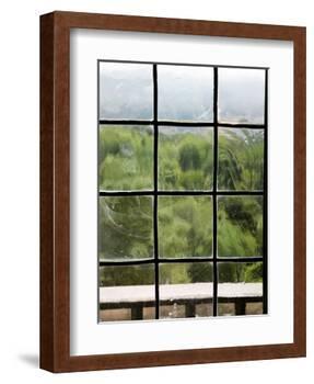 View Through Old Window Panes-Felipe Rodriguez-Framed Photographic Print