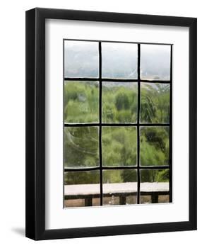 View Through Old Window Panes-Felipe Rodriguez-Framed Photographic Print