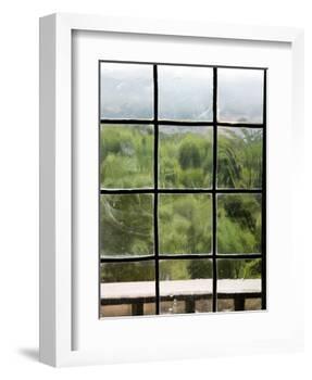 View Through Old Window Panes-Felipe Rodriguez-Framed Photographic Print