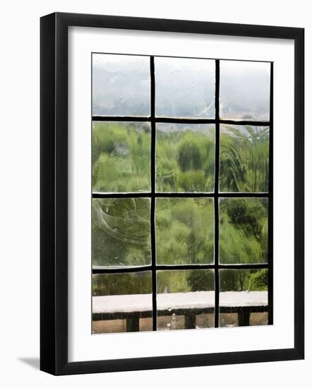 View Through Old Window Panes-Felipe Rodriguez-Framed Photographic Print