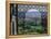 View through Ornate Iron Grille (Moucharabieh), Morocco-Merrill Images-Framed Premier Image Canvas