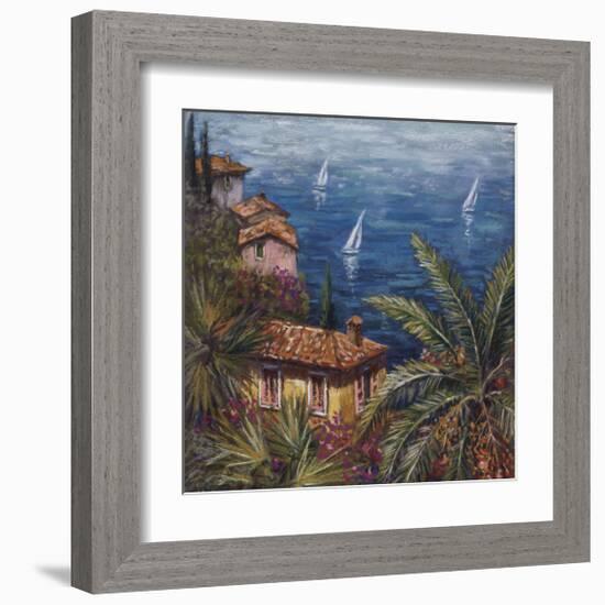 View Through Palms-Malcolm Surridge-Framed Giclee Print